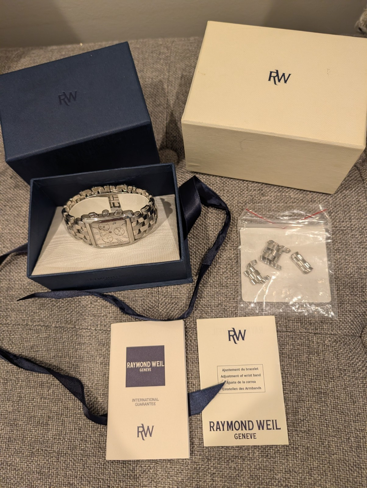 Raymond Weil Tosca 4874 Swiss Quartz Chronograph Men’s Watch Stainless Steel