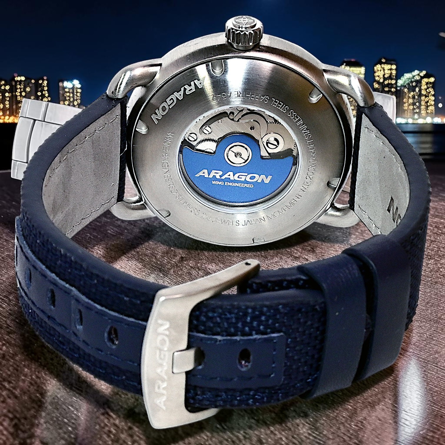 Aragon 44mm Millipede EVO watch with NH35 movement 200 meters NEW