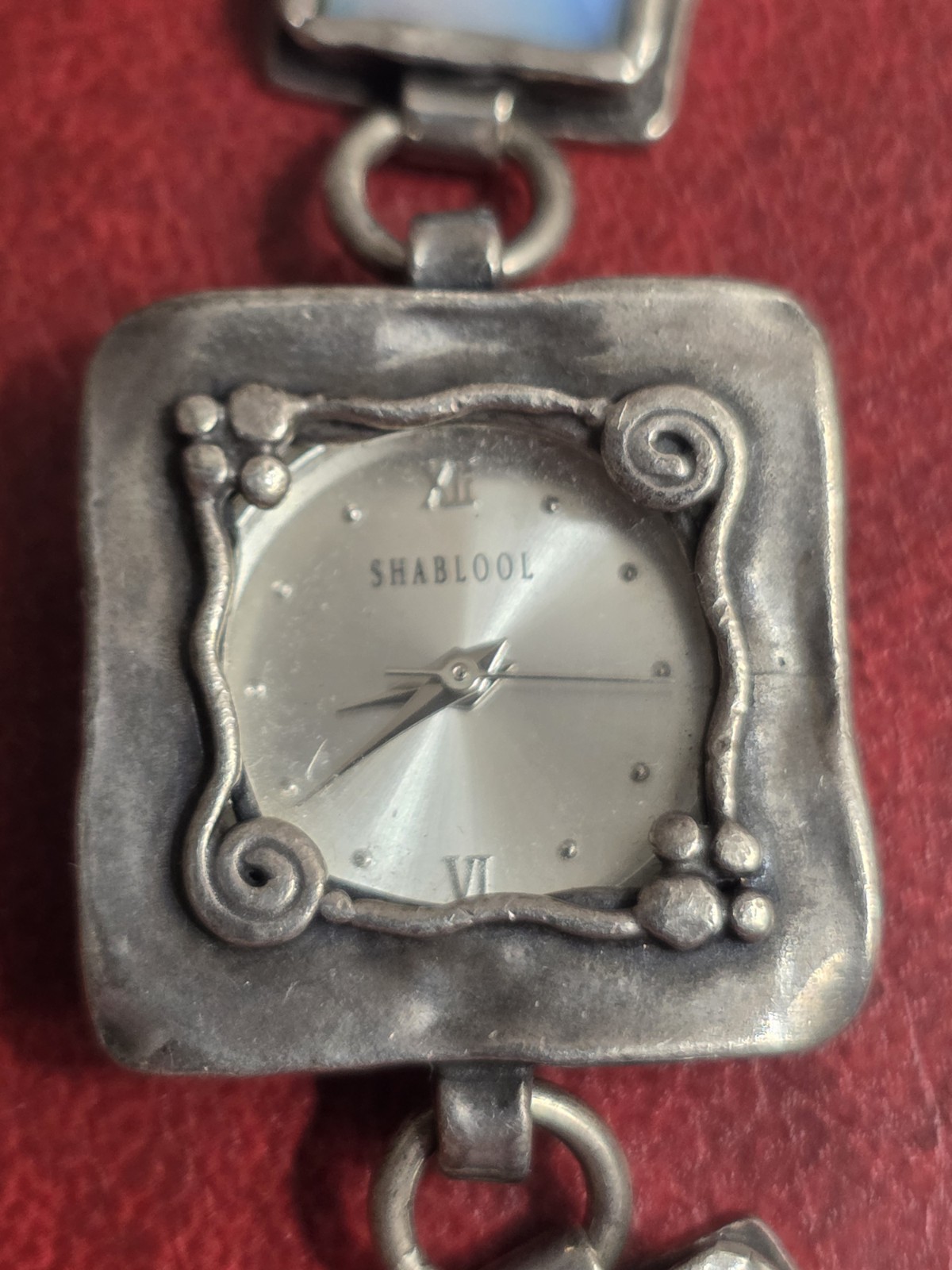 SHABLOOL Israel Handmade SILVER 925 Ladies Analog Watch Quartz . Vintage.