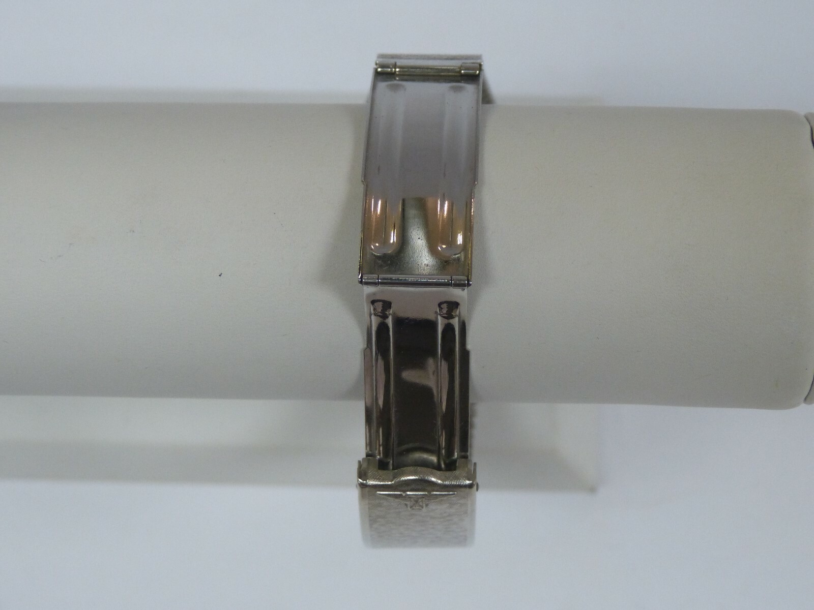 LONGINES L847.4 10K WHITE GOLD FILLED & STAINLESS STEEL WATCH