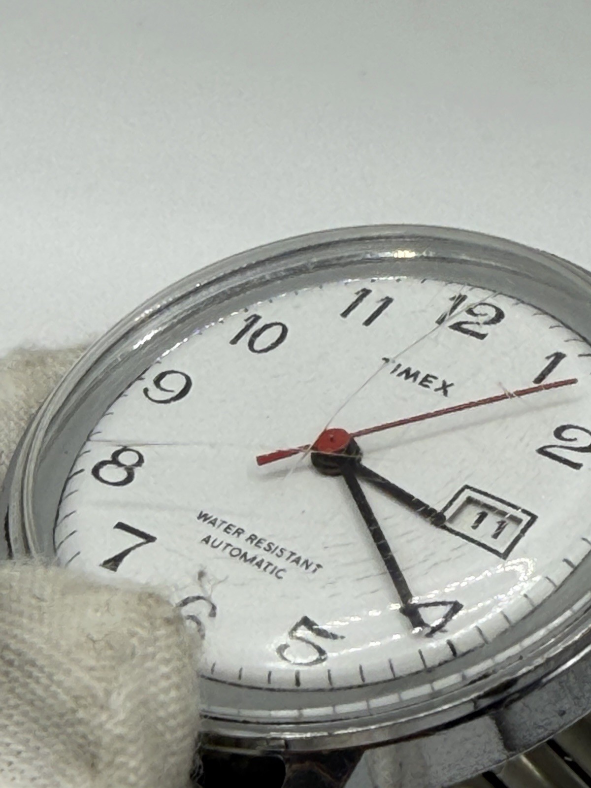 Vintage 1976 Timex Viscount Calendar Automatic Watch (Runs) Read Desc. As Is