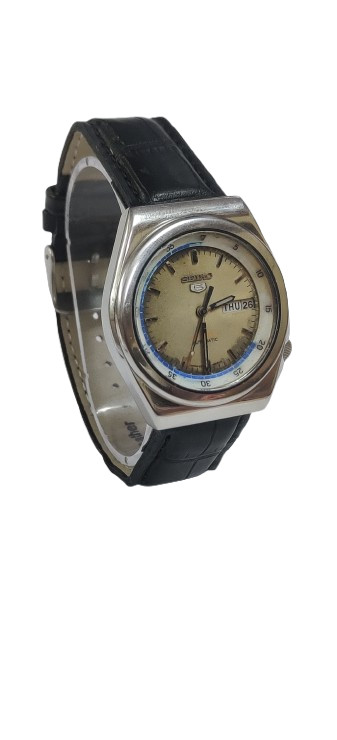Vintage Seiko Automatic Date Day Dial Wrist Watch SP537
