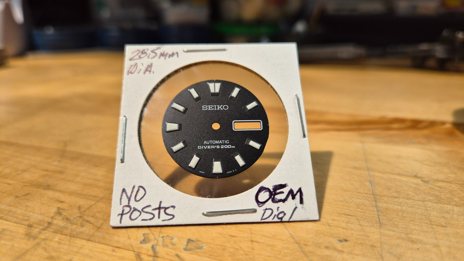 SRP495 OEM Dial 28.5mm diameter/no leg post
