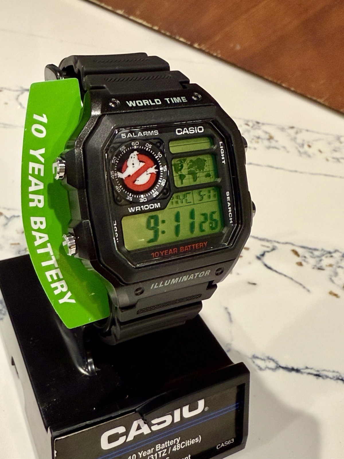 Custom Ghostbusters Watch – Casio Royale AE1200
