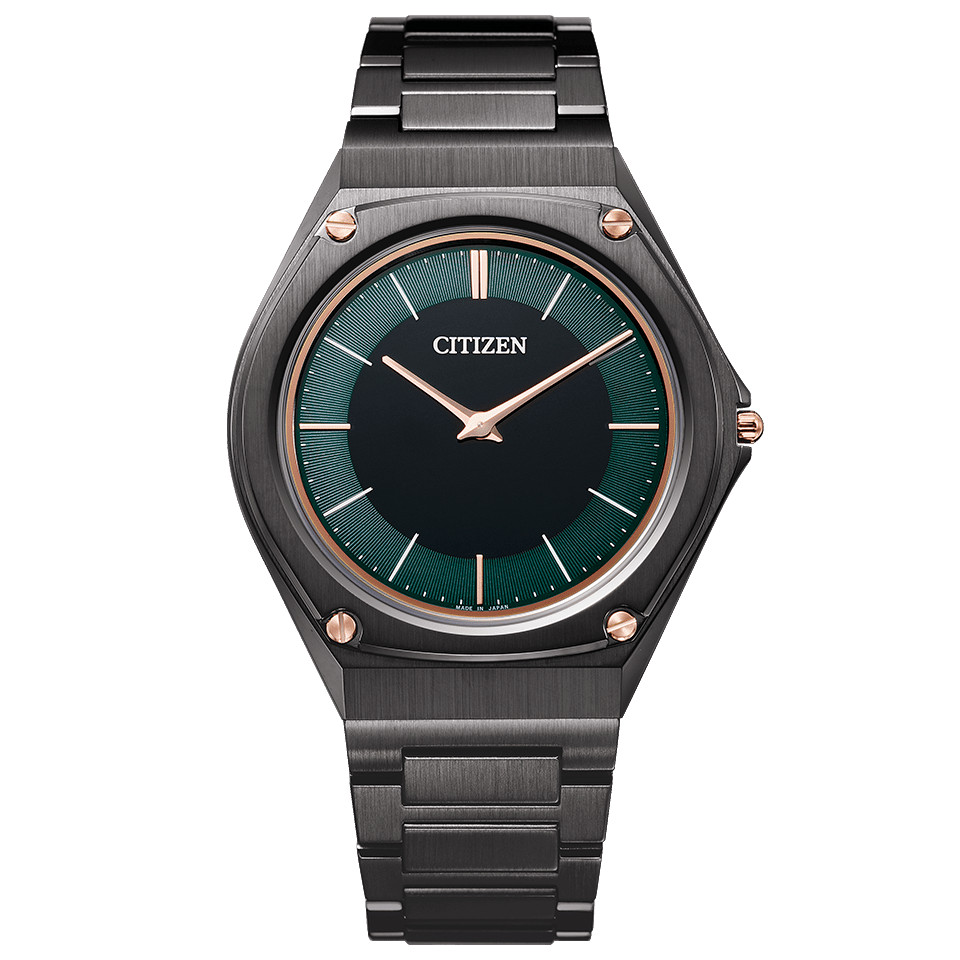 CITIZEN Eco-Drive One AR5065-54W Limited Edition Sapphire Dial Black Watch 38mm