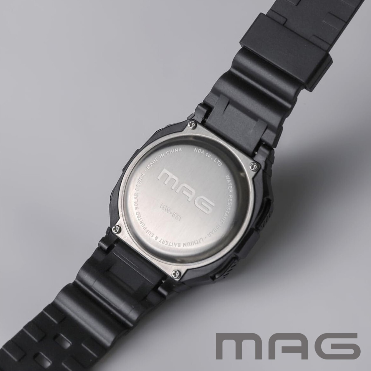 Noa Precision MAG Solar Dual Power 100m WR Watch Green Japanese Domestic Model