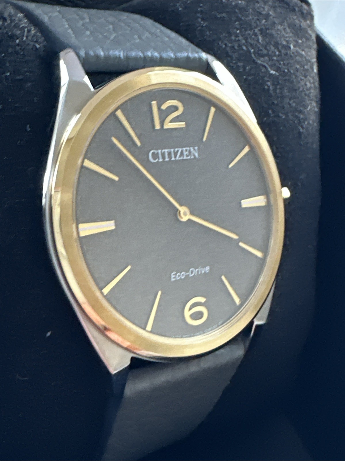 Citizen Men’s Sapphire Crystal Solar Eco-Drive Gray Watch 38 MM AR3124-07H