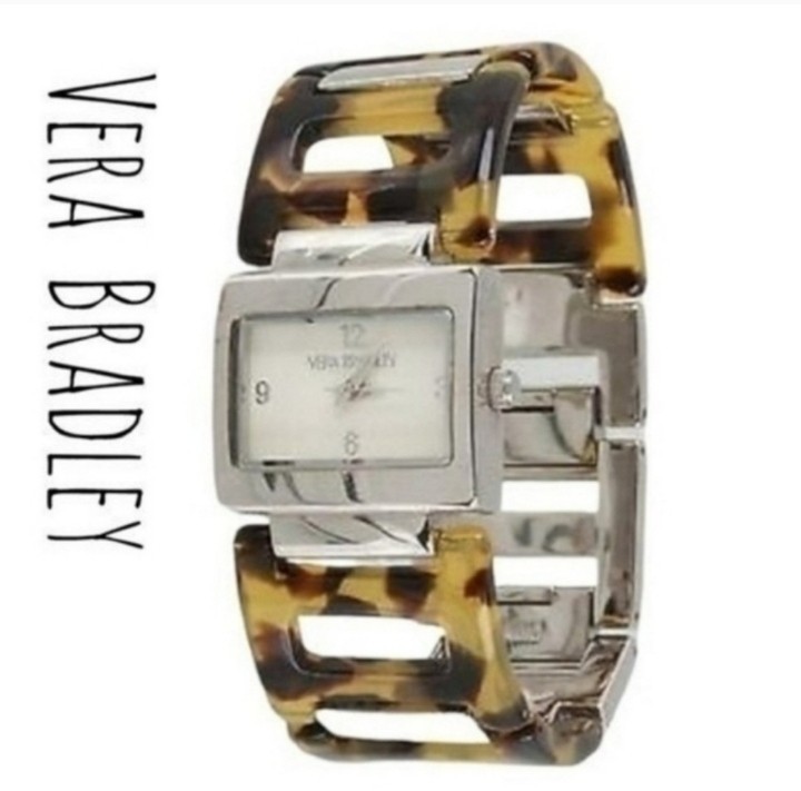 NEW Vera Bradley Kensington Tortoise Watch in Original Box