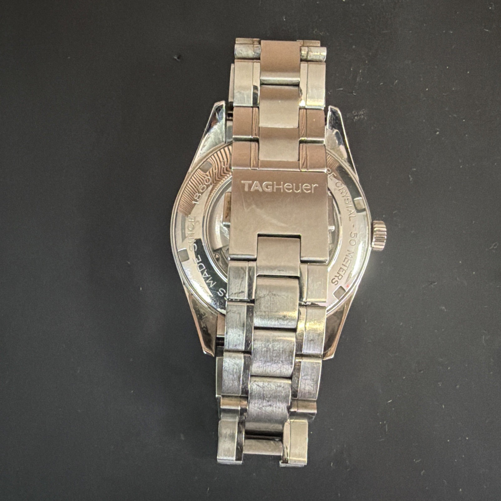 TAG Heuer Carrera Calibre 5 Automatic 39mm Silver Dial Watch WV211A Box/papers