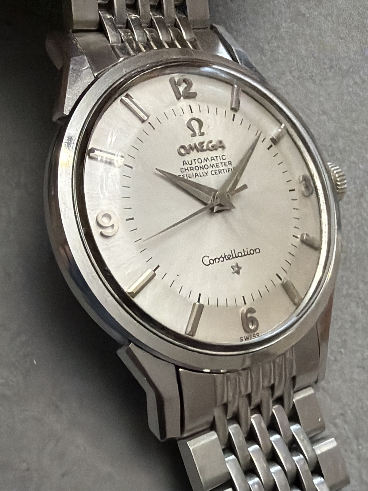 Omega Constellation 14900 62 SC Pie Pan 551 24j Automatic SS Omega Bracelet