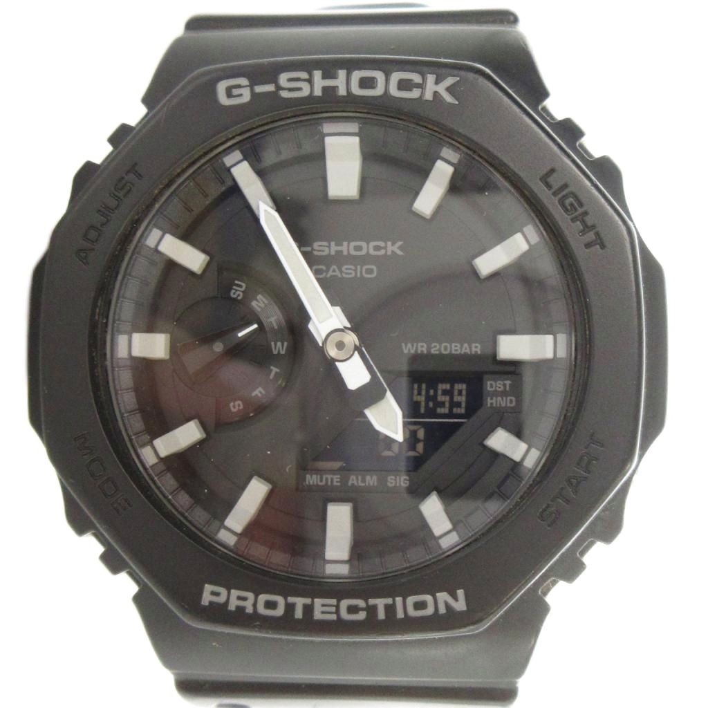 Casio G-Shock GA-2100 Analog-Digi Quartz Black 40mm Steels Mens Watch