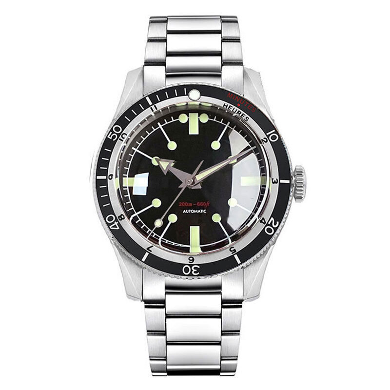 Tandorio Retro 40mm Sapphire Automatic NH35 Miyota8215 Men Mechanical Watch Lume