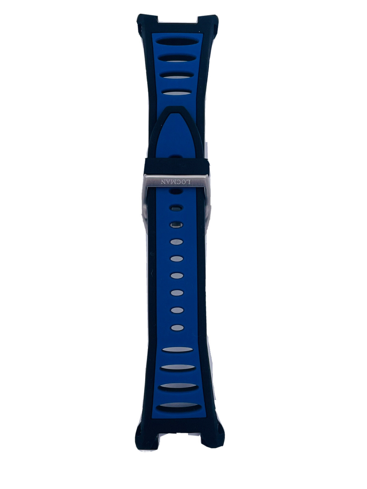 Original Locman Tremila/Sea Strap Ref550/556 Blue Rubber Hot Sale New