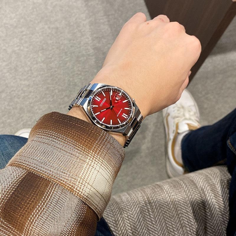Citizen Tsuyosa NJ0150-56W Automatic Sapphire Red Dial Men’s Watch