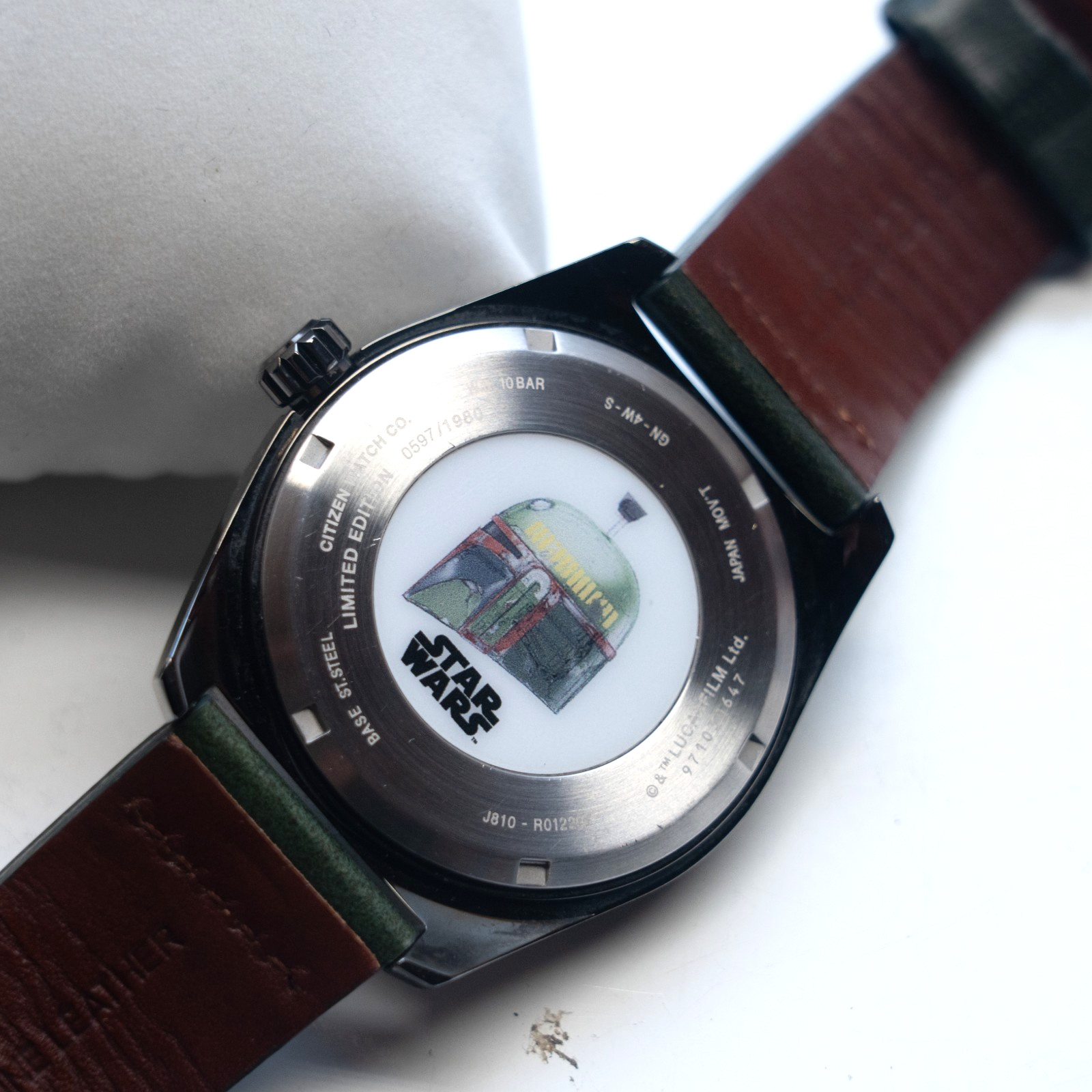 Star Wars Boba Fett Limited Edition Citizen Eco-drive Wristwatch AW1597-05W