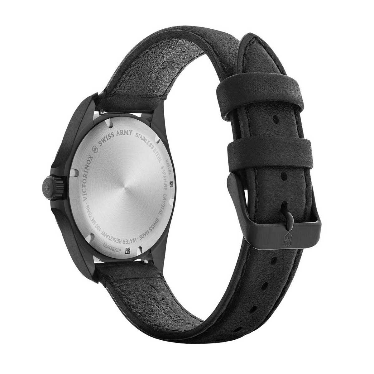 New Victorinox Swiss Army Heritage Quartz Black Dial Men’s Watch 241970