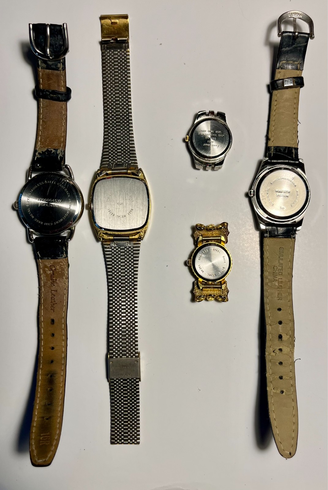 Lot 5 Womens watches working New Batteries! Bonetto Advance Quartz Nine West