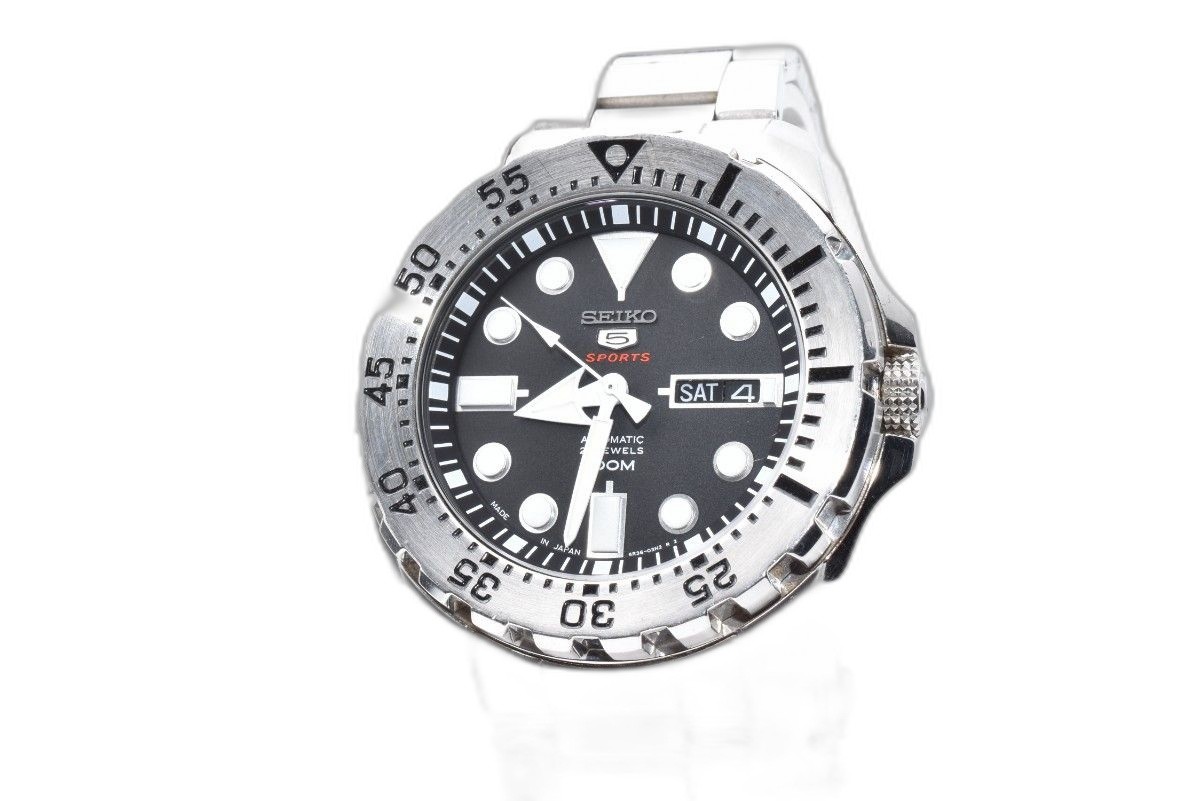 SEIKO 5 Sports Automatic Wristwatch 4R36-03T0 Pre-owned – Good