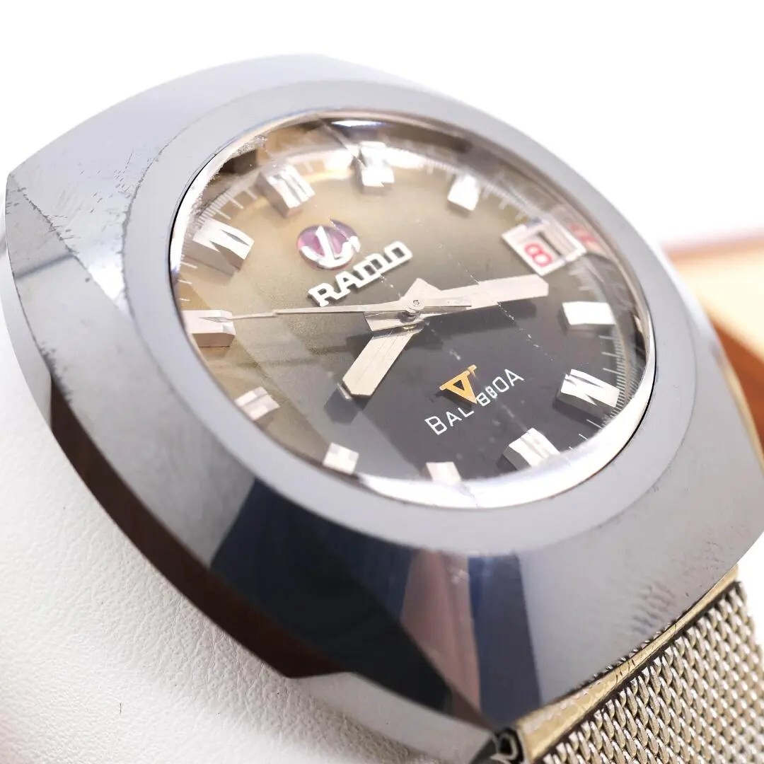 Rado Balboa V Automatic Wristwatch 4.0×3.5cm Case 20.8cm wrist 8.2in