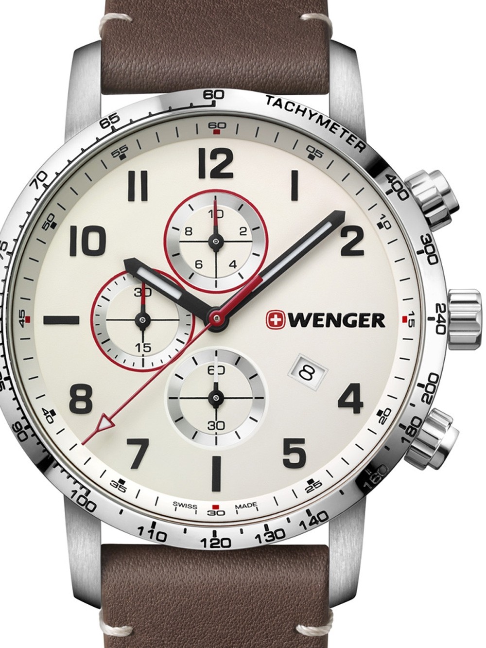 Wenger 01.1543.113 Attitude Chronograph Mens Watch 44mm 10ATM