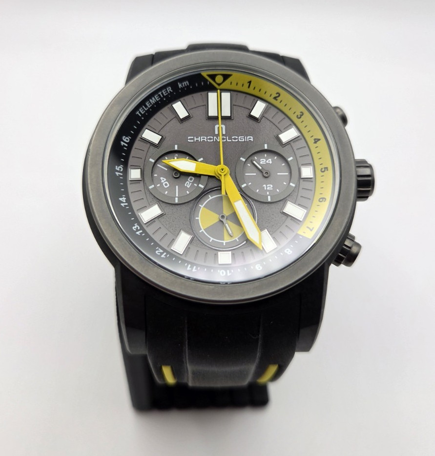 Chronologia Chaser Lightning Yellow Chronograph Watch