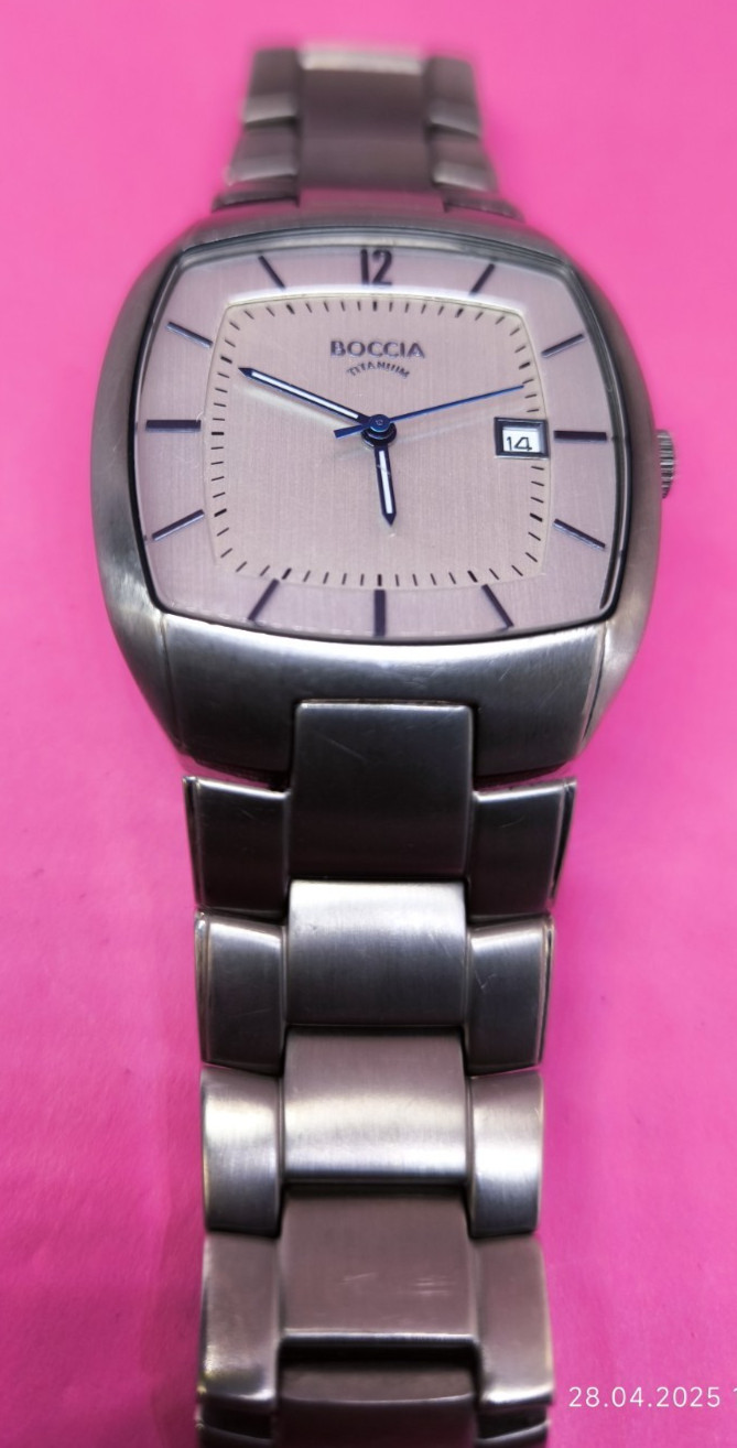 Vintage Boccia Mens Titanium Watch Quartz