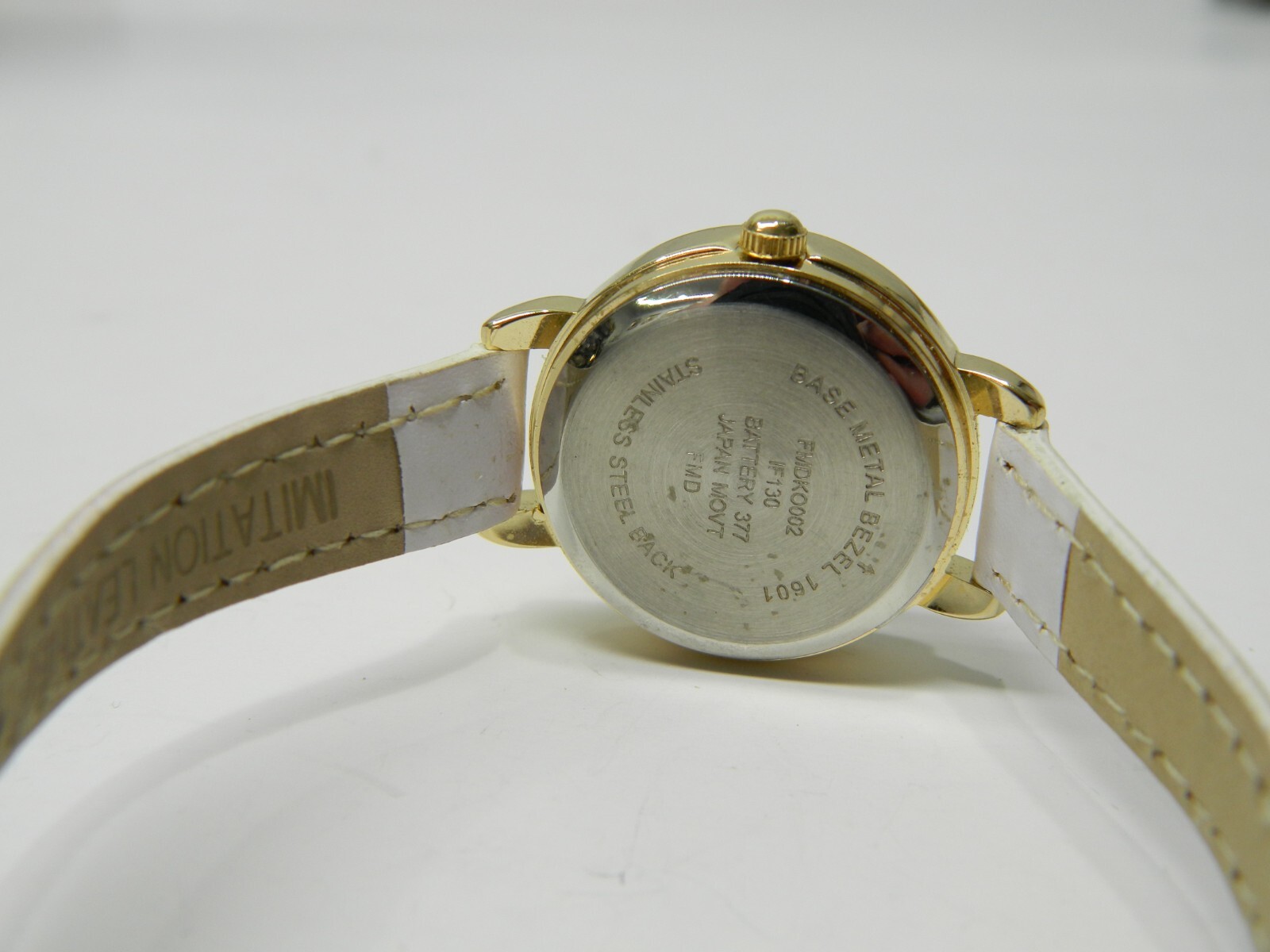 Beautiful Gold tone with Lilac/Blush color band Lady’s wristwatch/watch