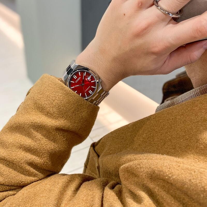 Citizen Tsuyosa NJ0150-56W Automatic Sapphire Red Dial Men’s Watch