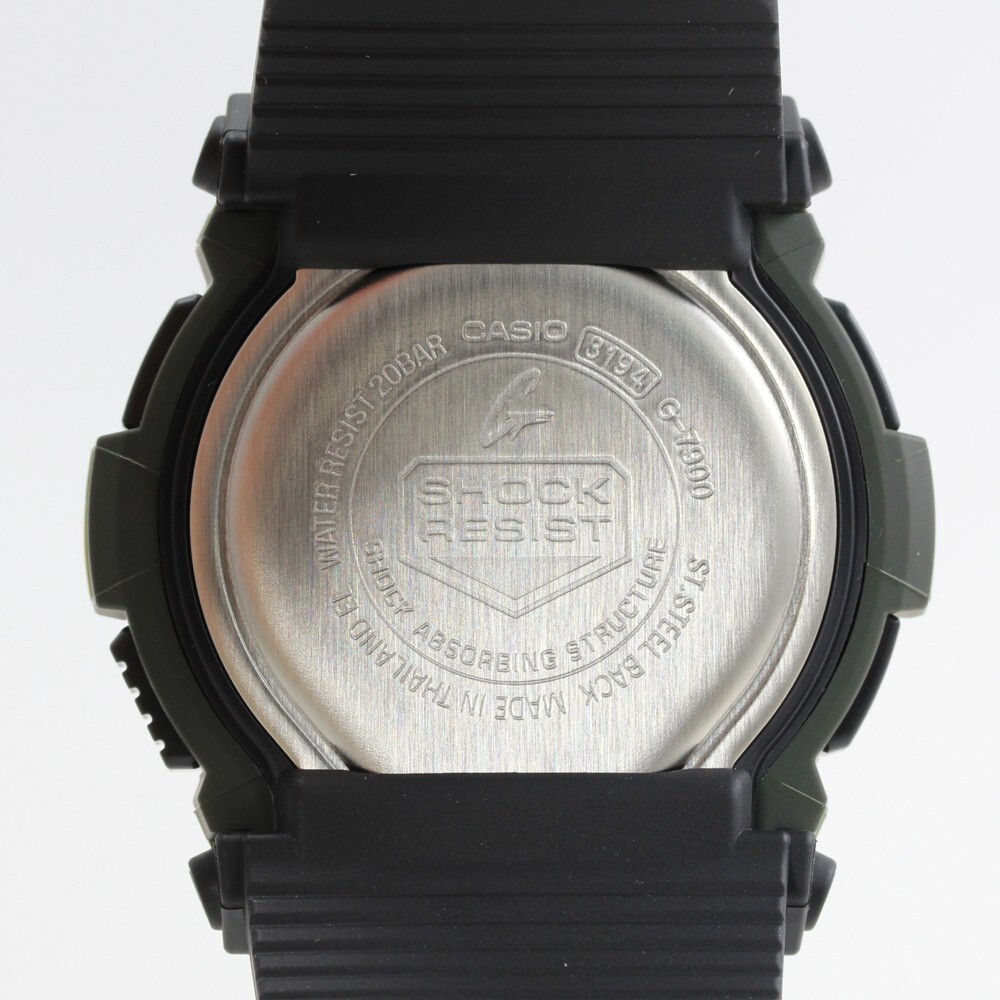 CASIO G-SHOCK G-7900-3 Digital Quartz Shock-Resistant Clear Black
