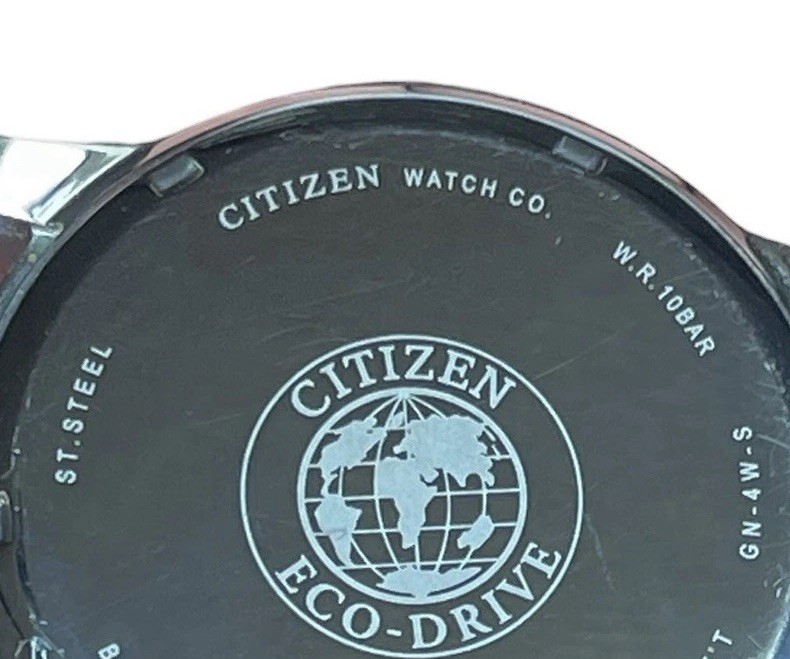 Citizen Eco-Drive Chronograph Watch Stainless Steel Mesh Bracelet WR100m