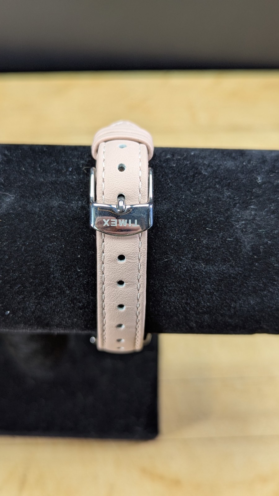 Timex Peyton Crystal Bloom Watch TW2R66600 – Pink Floral Dial – Blush Leather