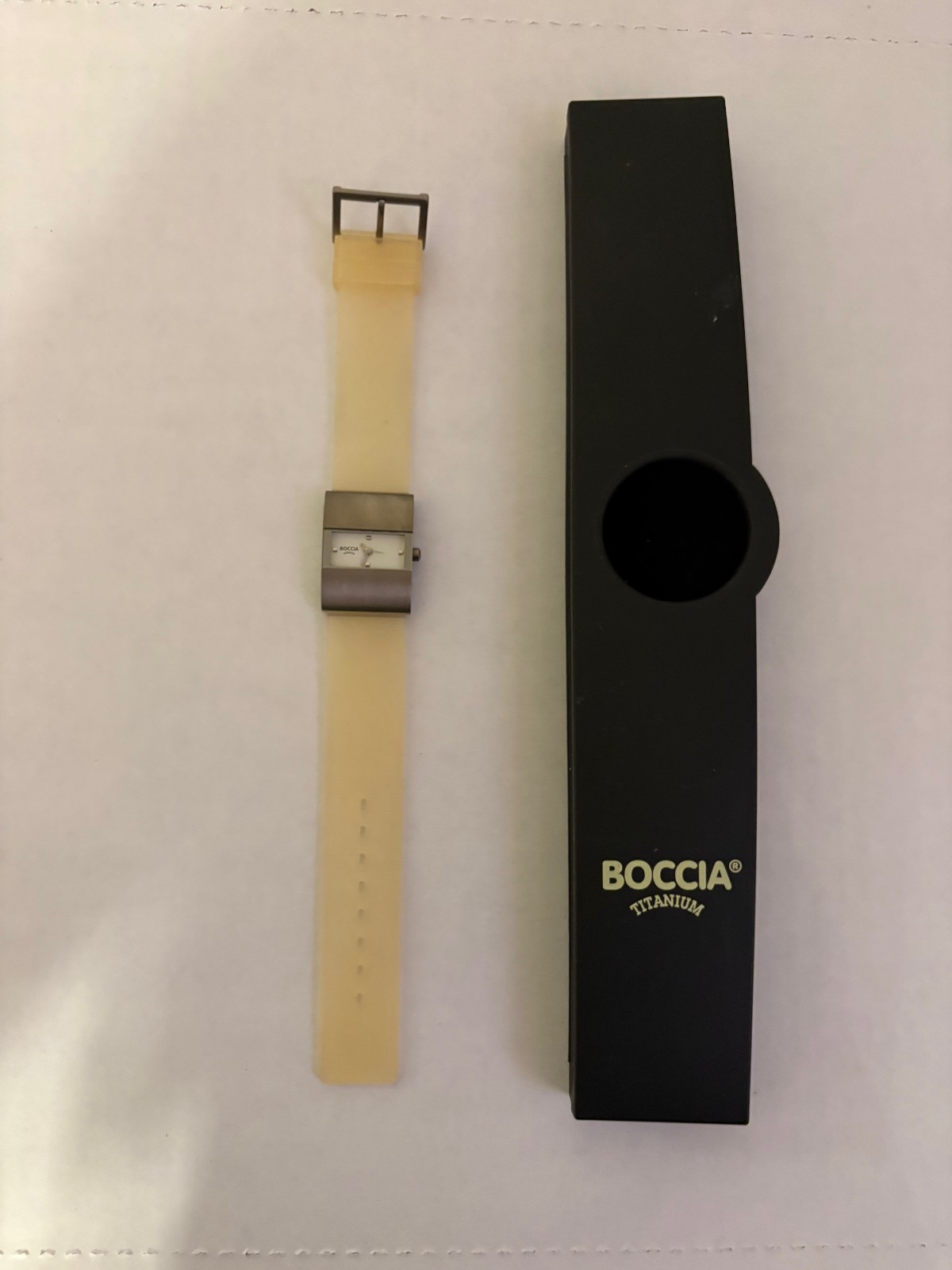 BOCCIA TITANIUM 3 BAR GENUINE SWISS QUARTZ WRISTWATCH