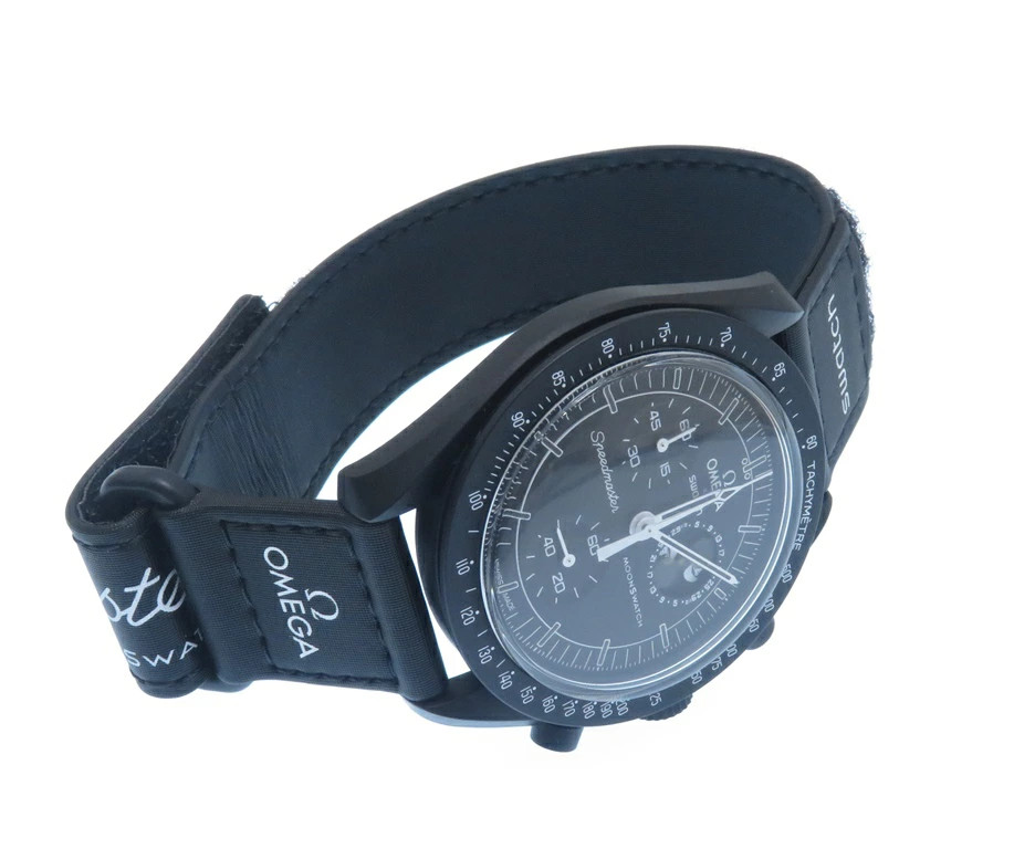 Used Swatch MoonSwatch MISSON TO THE MOONPHASE 205 SO33B700 plastic Unisex