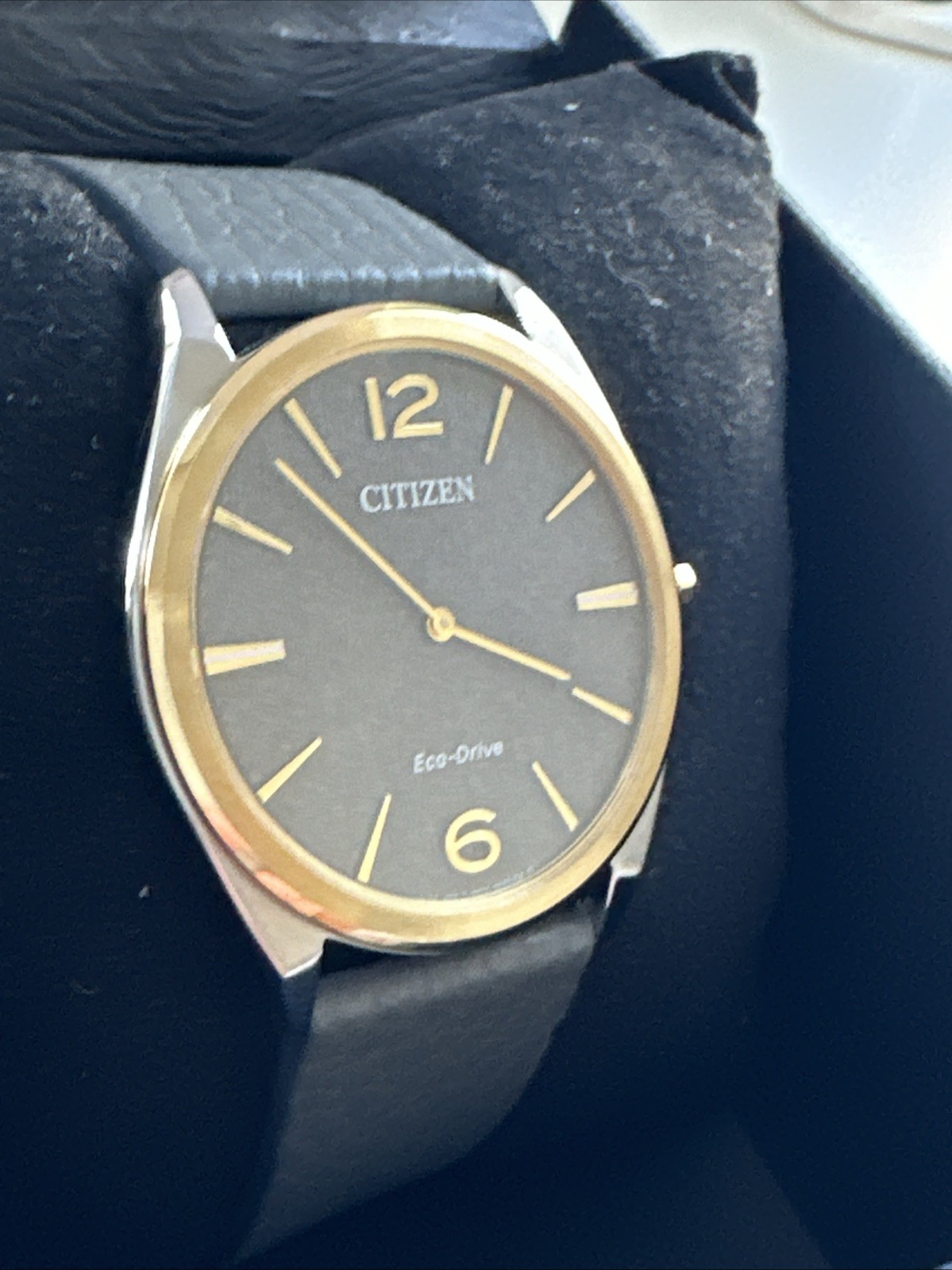 Citizen Men’s Sapphire Crystal Solar Eco-Drive Gray Watch 38 MM AR3124-07H