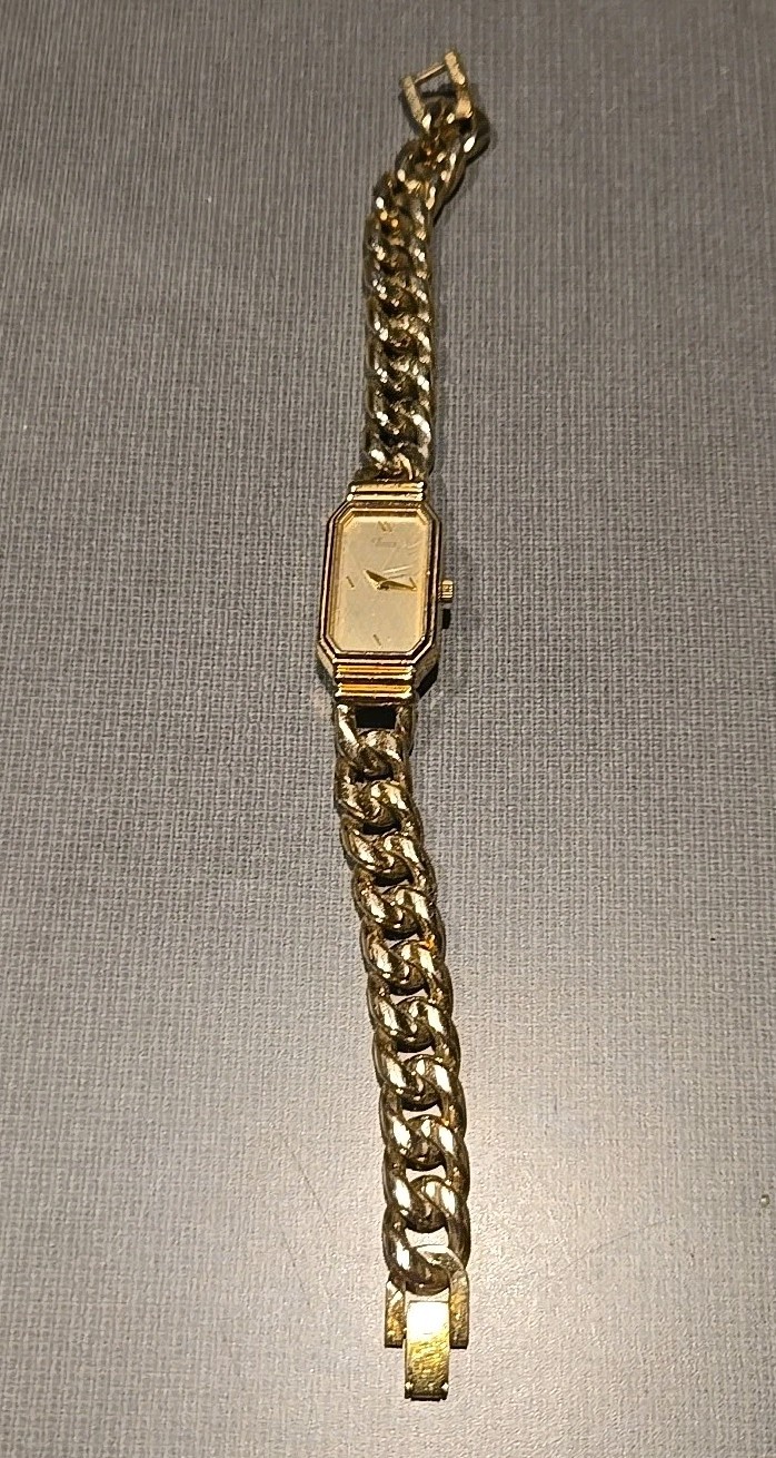Vintage Gold Tone Timex Ladies Watch – PARTS ONLY See Description