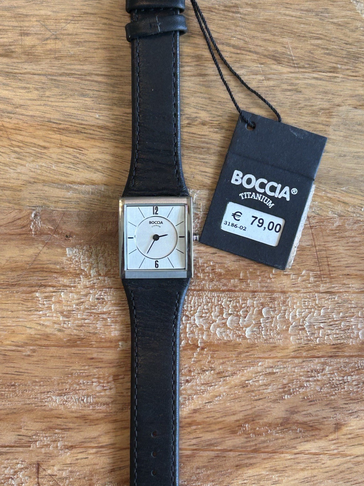 Boccia Titanium 5 Bar 3148 01 Quartz Watch New 24mm Never Worn New Battery