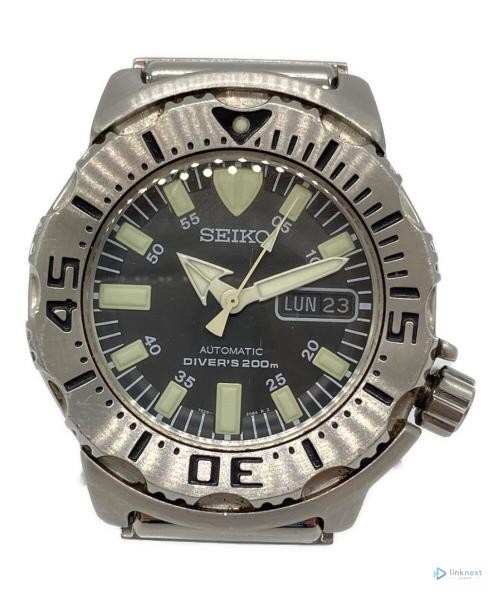 SEIKO 7S26-0350 Black Monster Men’s Stainless Automatic Diver 200m
