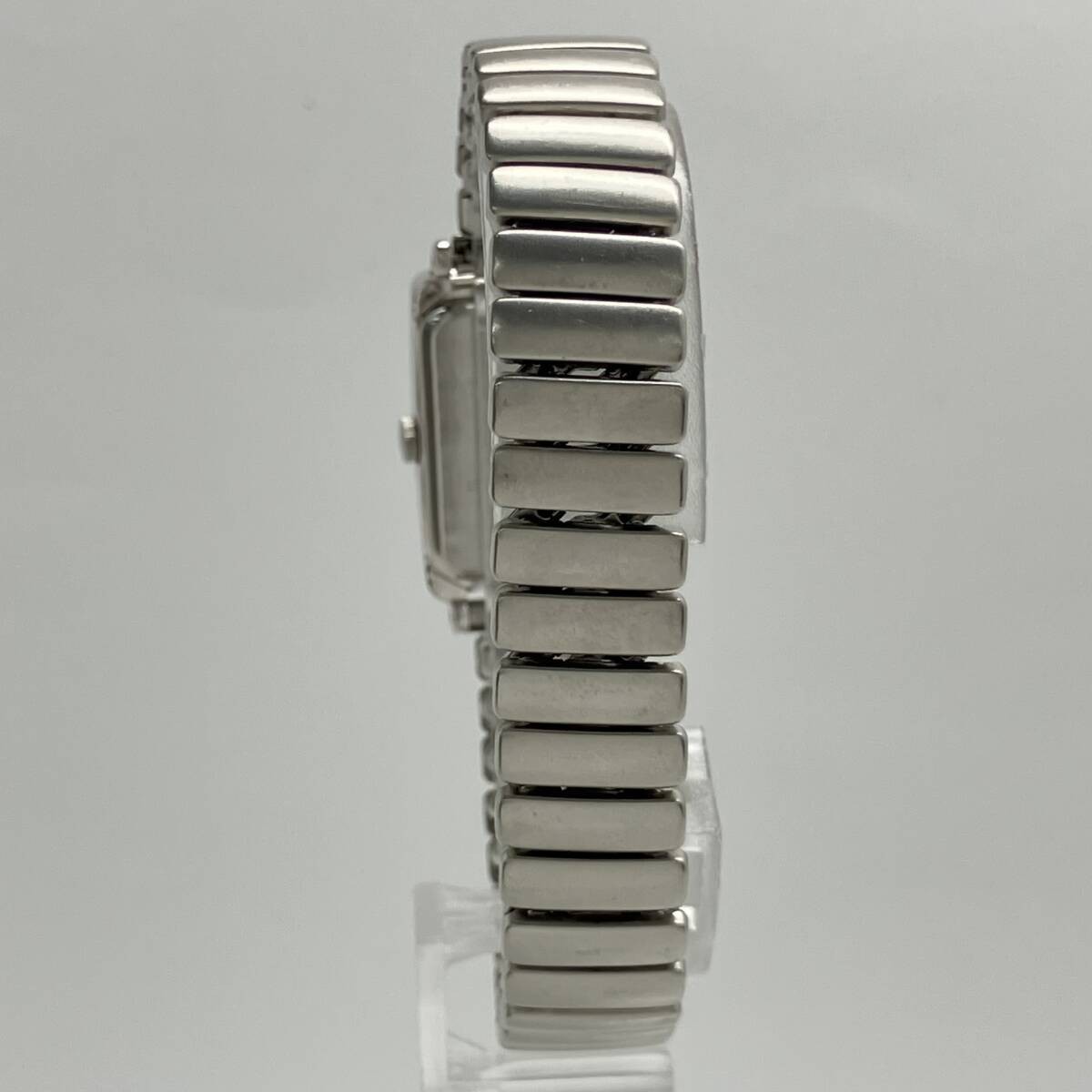 agnes b V401 1620 Quartz Square Wristwatch Leather Belt Not Genuine Lot