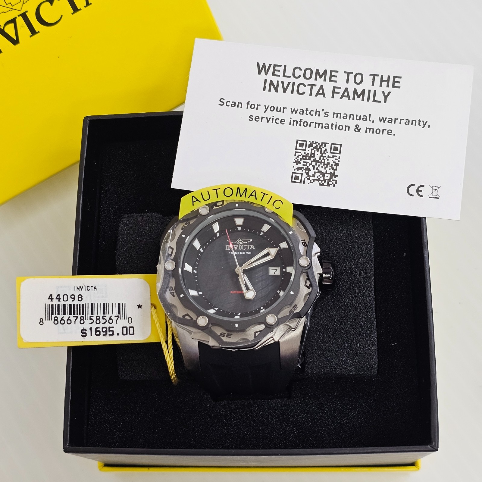 MSRP $1695 Invicta Ripsaw 56mm 100M Watch Men’s Size 6 in – 8-1/2 in – 44098