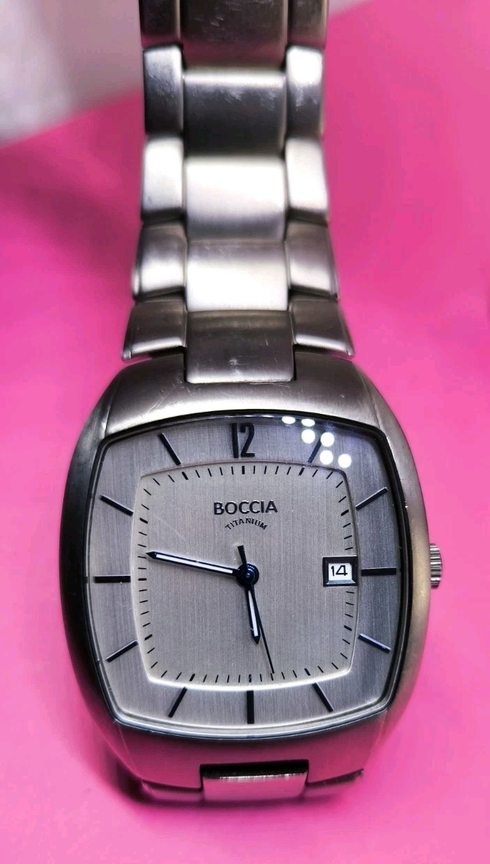 Vintage Boccia Mens Titanium Watch Quartz