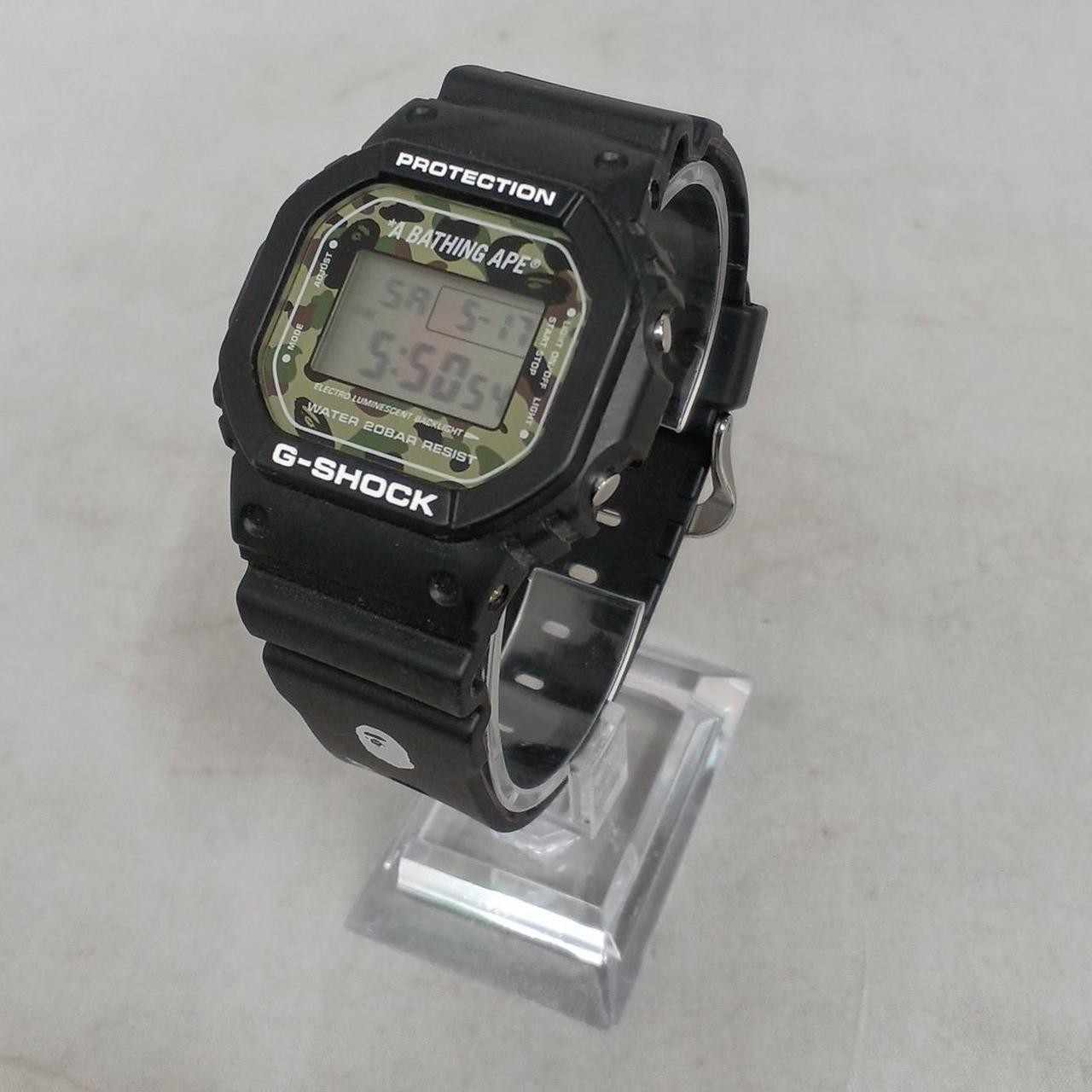 CASIO A BATHING APE Casio G-Shock DW-5600VT APE CAMO Limited Edition Watch 001