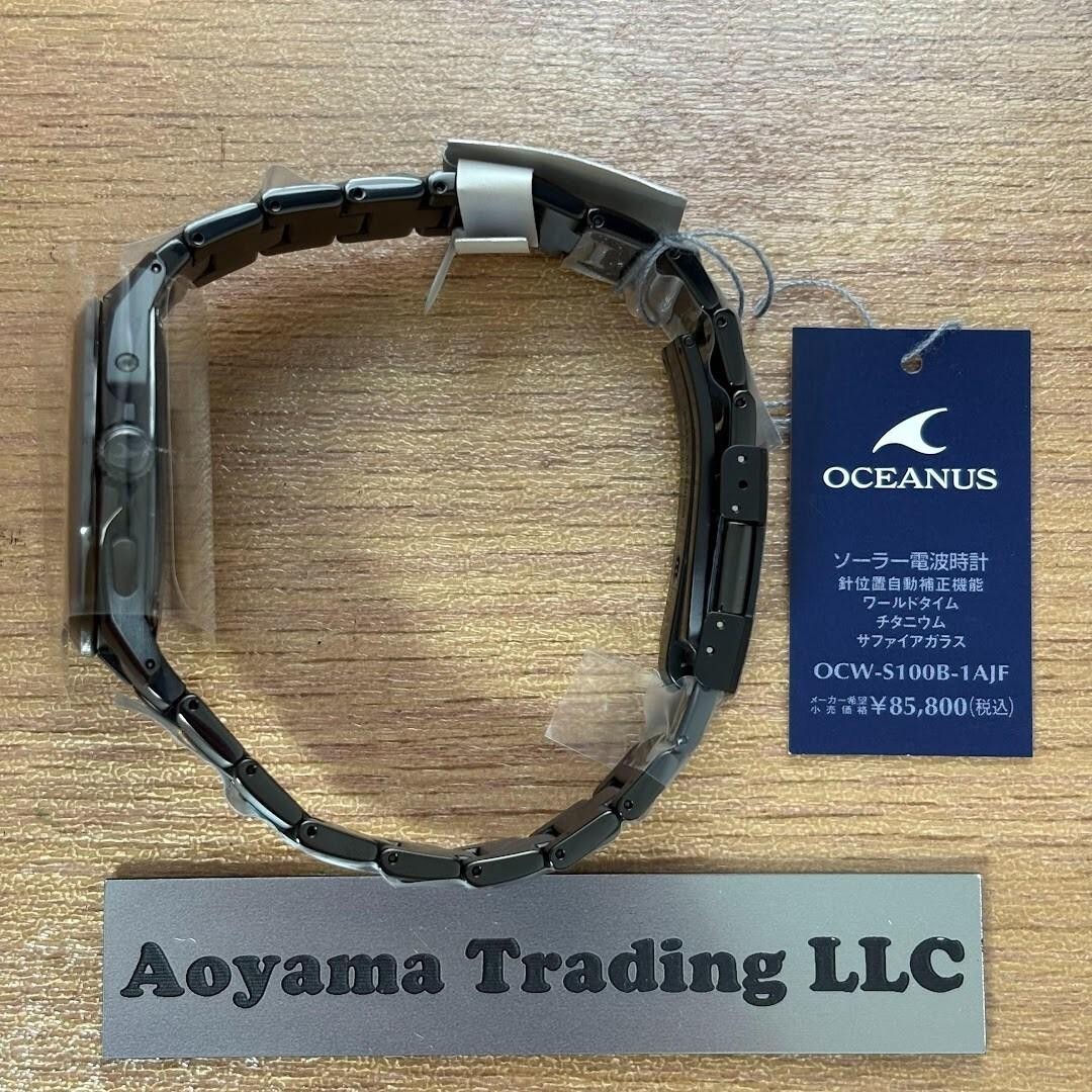 Brand-New Casio Oceanus OCW-S100B-1AJF Titanium Radio Solar Watch «JDM» Japan🔥