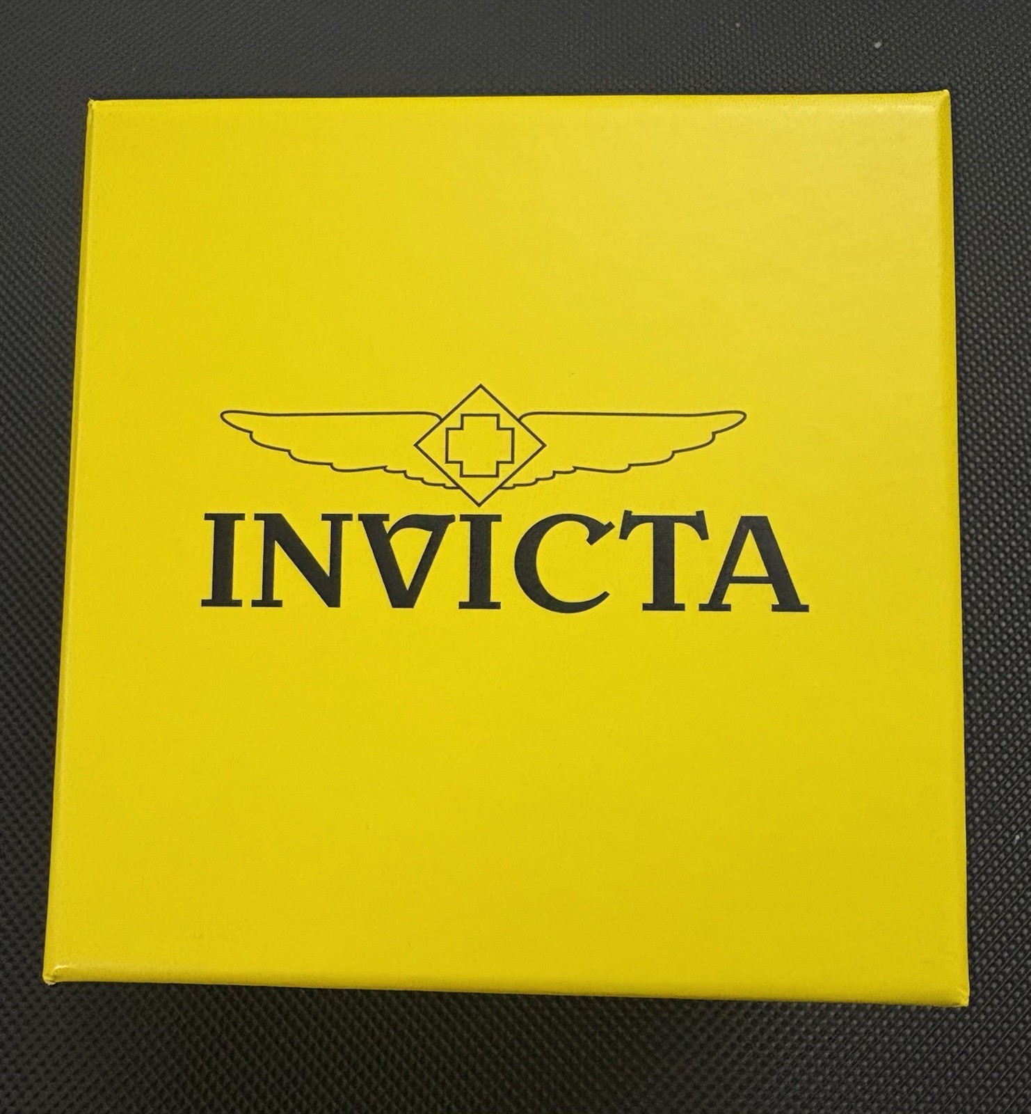Invicta Quartz Analog Watch Green Dial Roman Numerals Date Brown Leather Box
