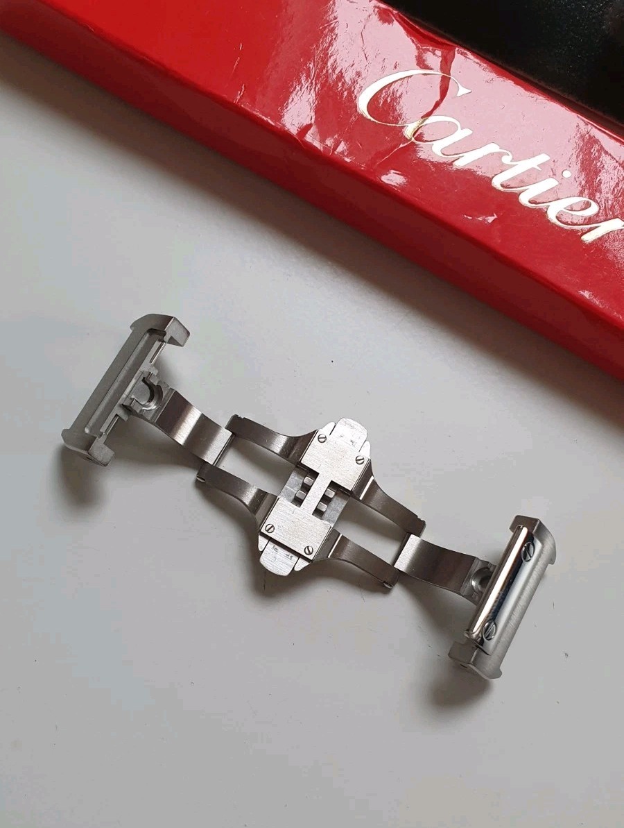 100% GENUINE CARTIER SANTOS DEPLOYMENT CLASP MX00311Z FOR SANTOS 2656 NEW IN BOX