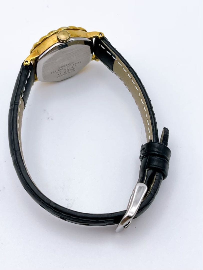 SEIKO Socie 11-8370 Analog Black Watch From Japan