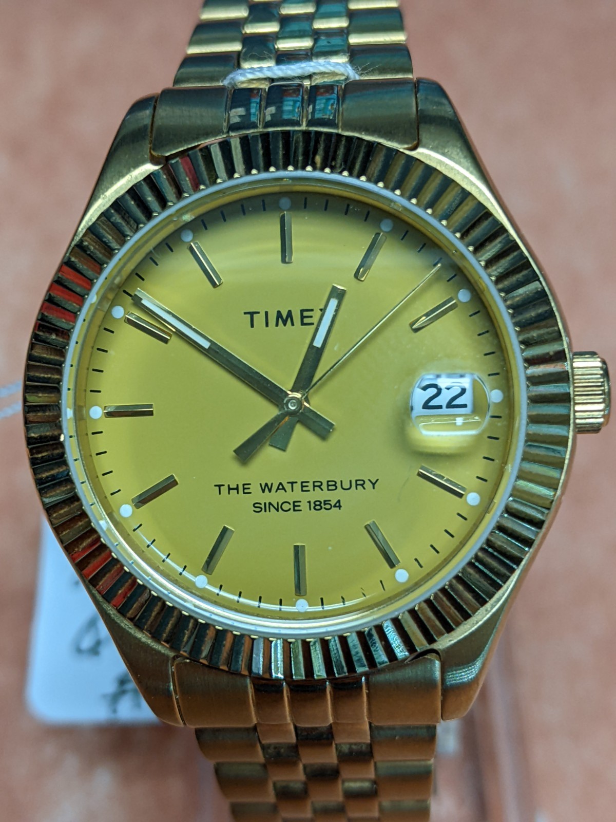 Timex Waterbury Legacy Women’s Watch – Golden – Works – Used Good Condition
