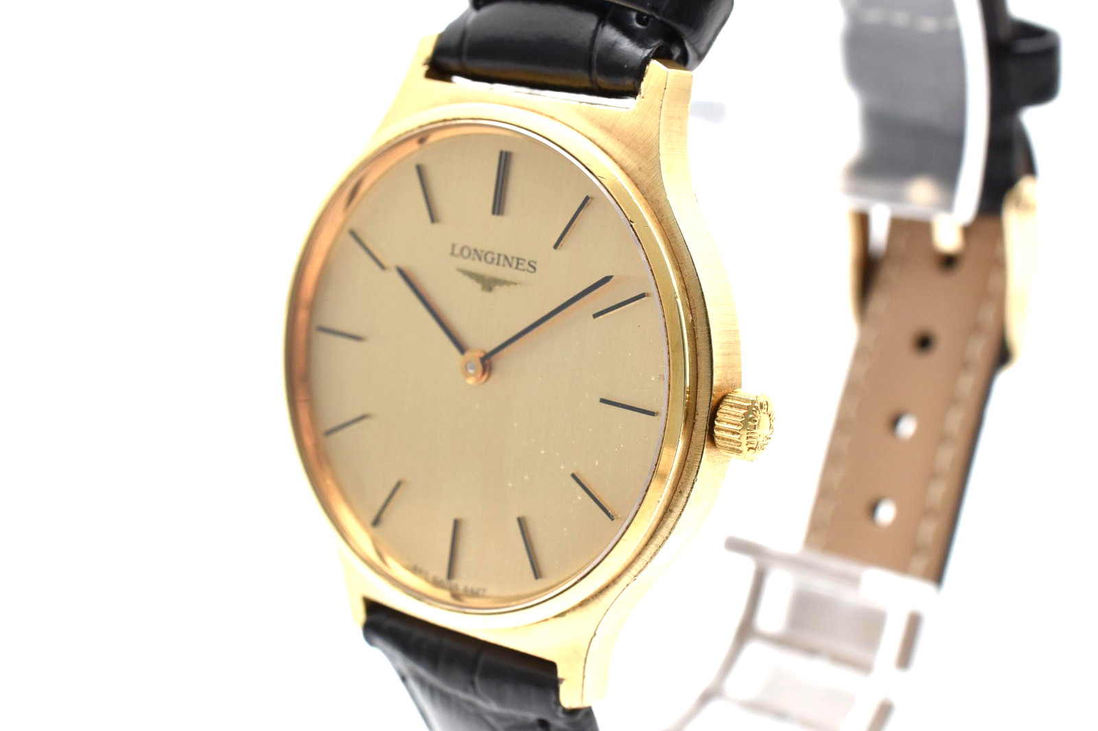 ▶️ Vintage [ Exc+5 ] Longines 4427 Cal.847 Gold Hand-winding Unisex watch JAPAN