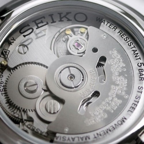 SEIKO SNKE03K1 Self-winding Men Wristwatch Overseas Model 12mm Black