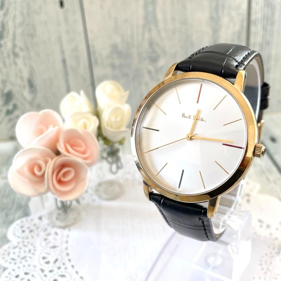 Paul Smith Round Gold Watch Used From Japan Check description
