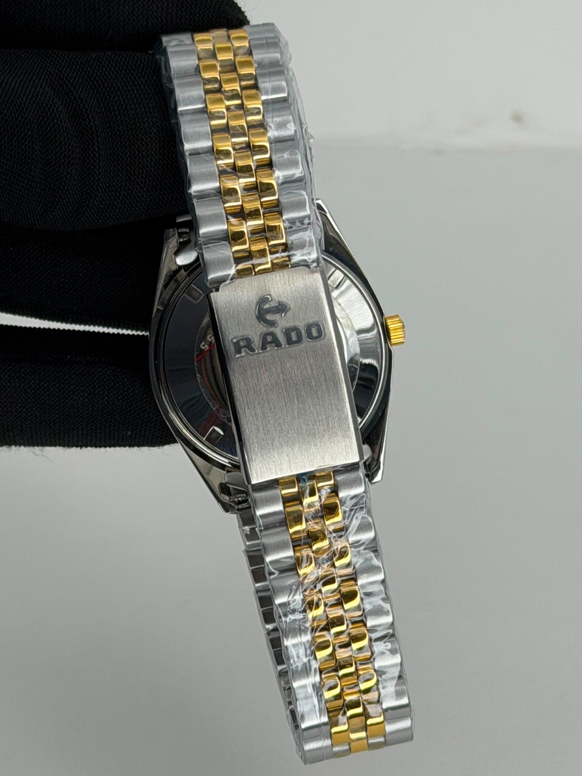 Rare RADO Voyager Automatic Full Gold Diamond Index Watch Men Vintage Swiss Made